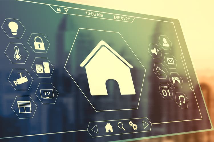 Smart home control panel