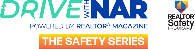 Drive With NAR Safety Series Logo with REALTOR® Safety